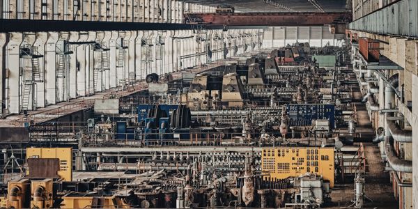 wnętrze zakładu przemysłowego