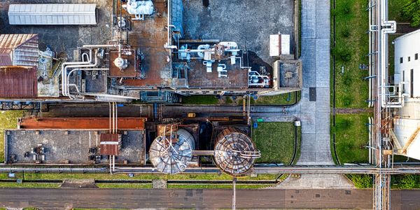 zakład przemysłowy z lotu ptaka db energy